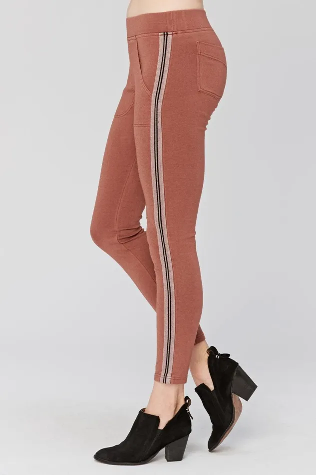 Clothing Leggings XCVI Sportif Legging Nutmeg Pigment