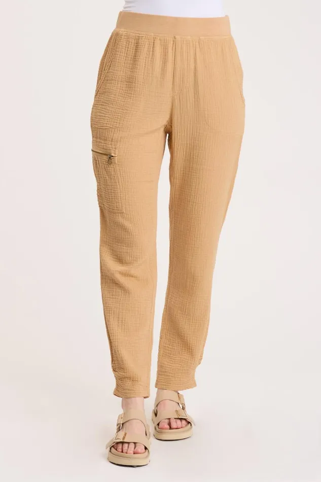 Clothing Pants XCVI Landry Slim Pant Warm Butterscotch