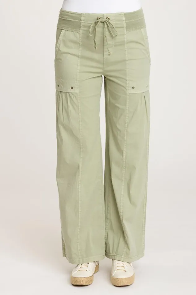 Clothing Pants XCVI Nisha Wide Leg Limescent Pigment