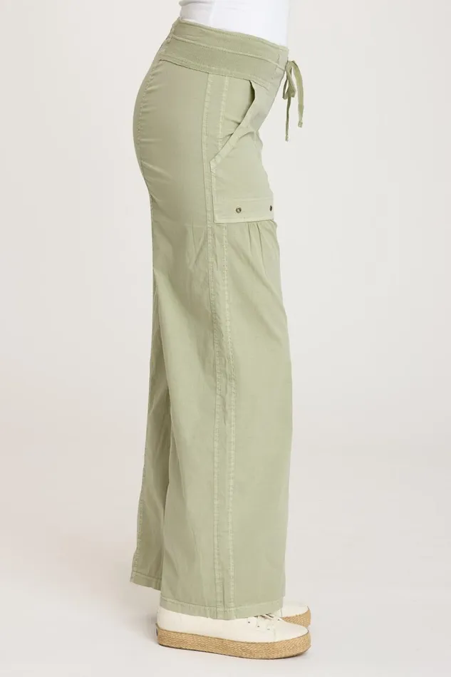 Clothing Pants XCVI Nisha Wide Leg Limescent Pigment