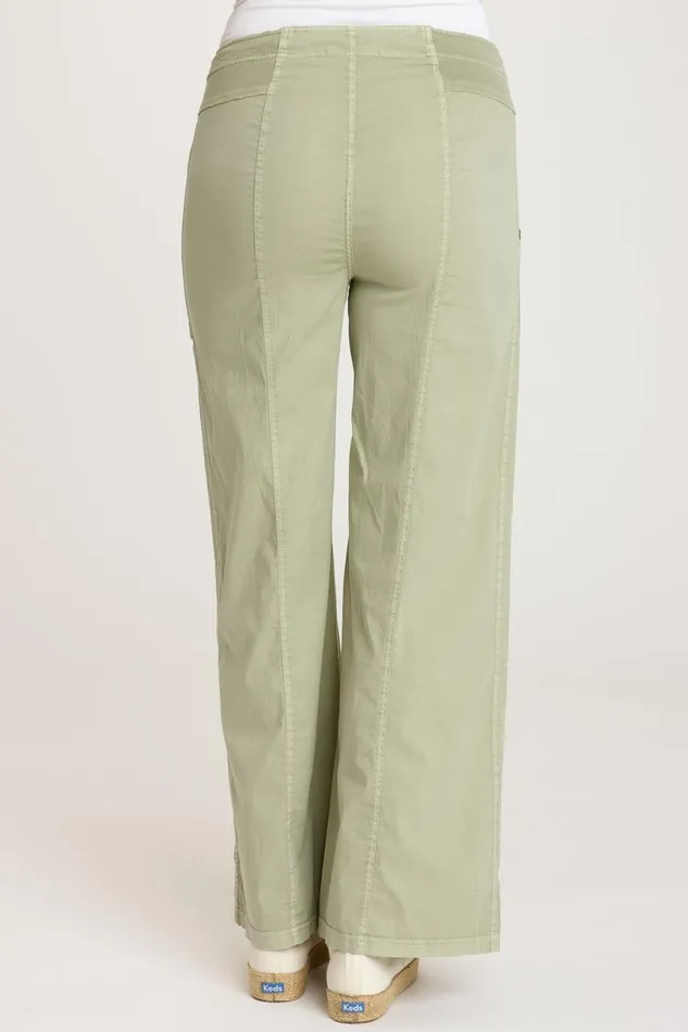 Clothing Pants XCVI Nisha Wide Leg Limescent Pigment