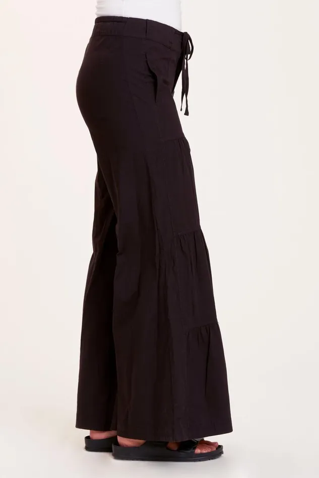 Clothing Pants XCVI Terraced Wide Leg Pant Black