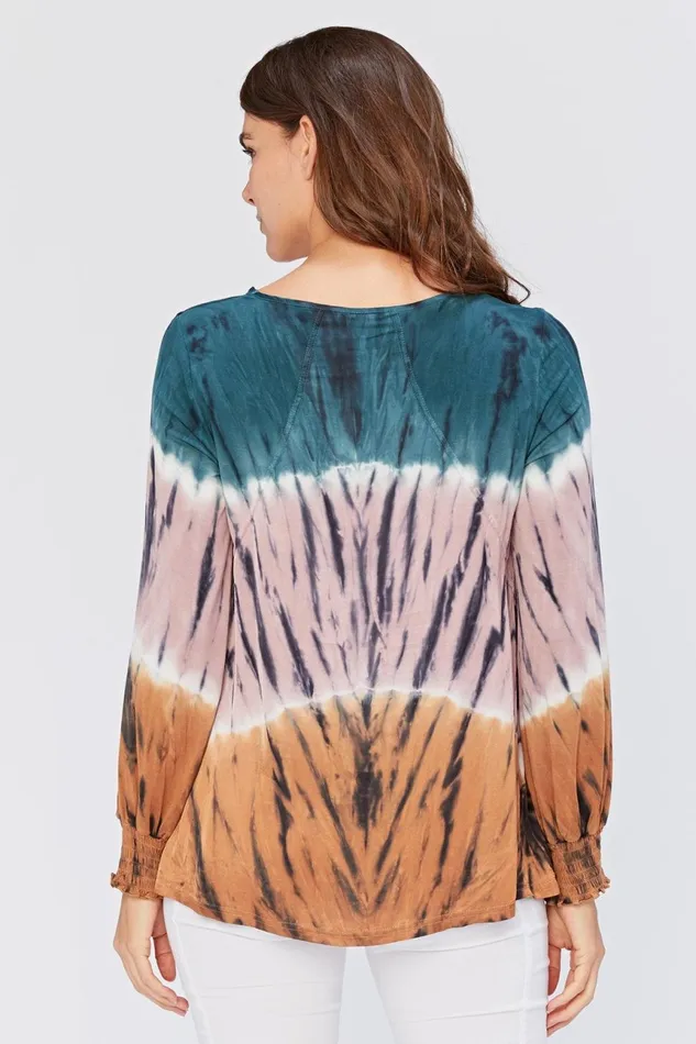 Clothing ShirtsBlouses XCVI Bluma VNeck Top Jettison Wash