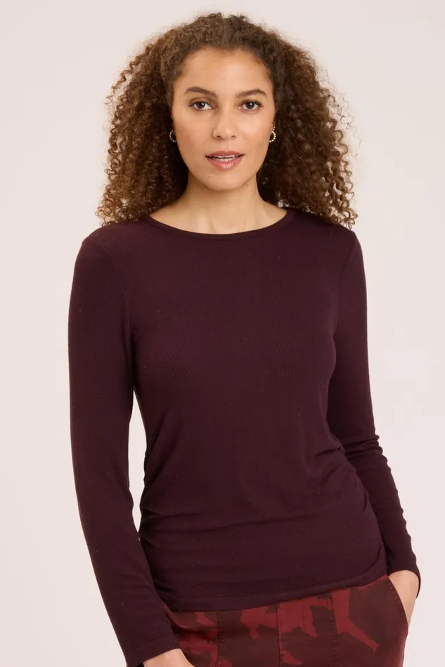 Clothing ShirtsBlouses XCVI Edie Long Sleeve Sarsaparilla