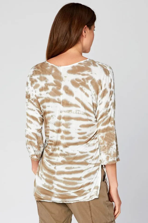 Clothing ShirtsBlouses XCVI Fringed Top Chiliad Wash