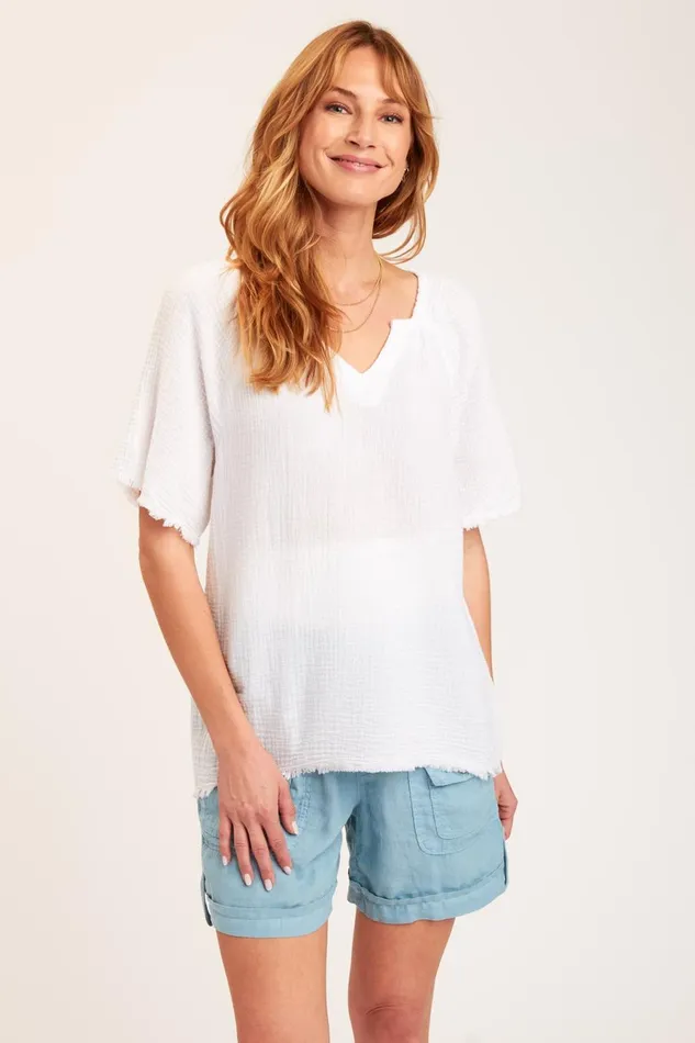 Clothing ShirtsBlouses XCVI Pearl Top White