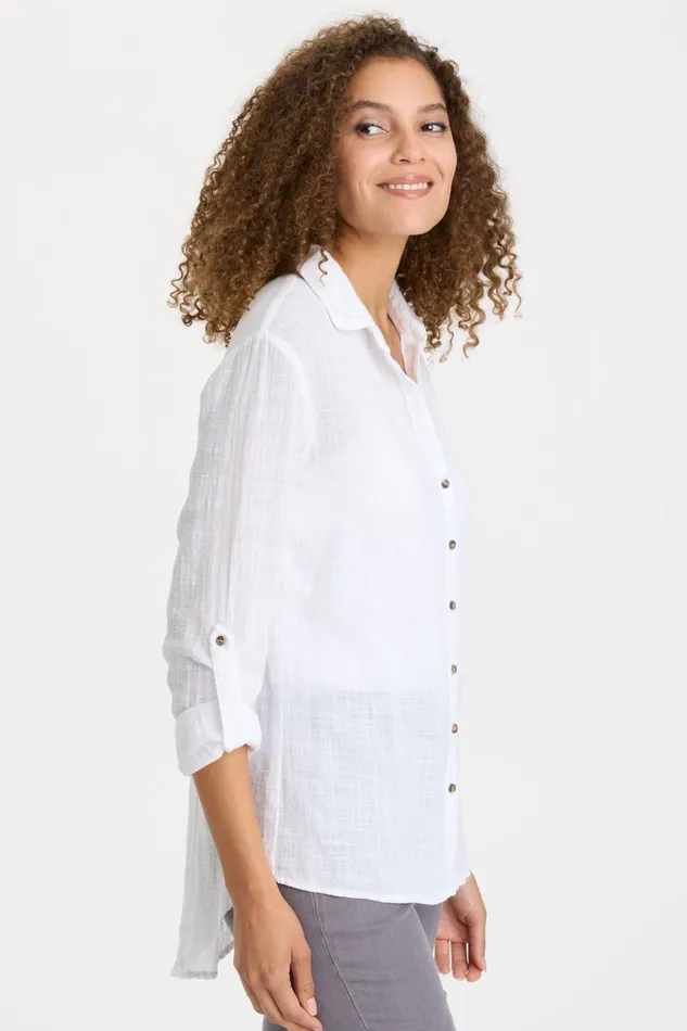 Clothing ShirtsBlouses XCVI Porter Blouse White
