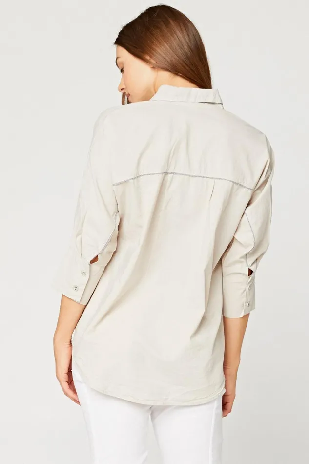 Clothing ShirtsBlouses XCVI Power ButtonDown Shirt North Star
