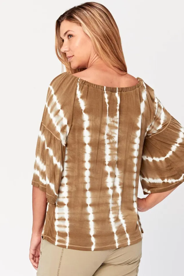 Clothing ShirtsBlouses XCVI Ronan Top Sonorous Wash Conifer