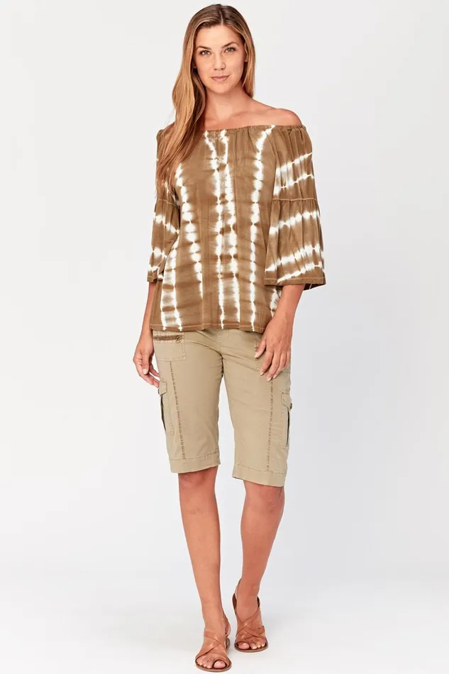 Clothing ShirtsBlouses XCVI Ronan Top Sonorous Wash Conifer