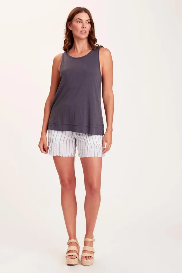 Clothing Shorts XCVI Striped Jocia Short White