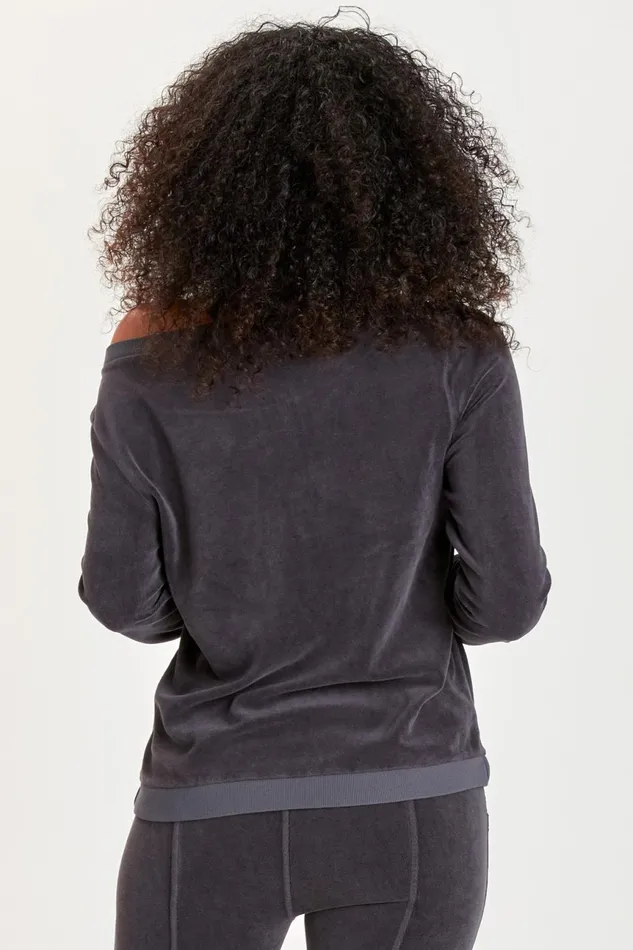 Clothing Sweatshirts XCVI Dakota Pullover Griffin Pigment