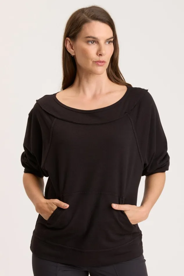 Clothing Sweatshirts XCVI Orville Pullover Black