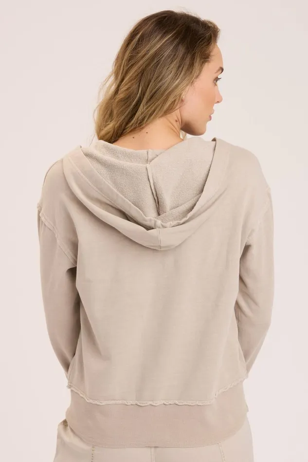 Clothing Sweatshirts XCVI Rosalyn Hoodie Melodic Pigment