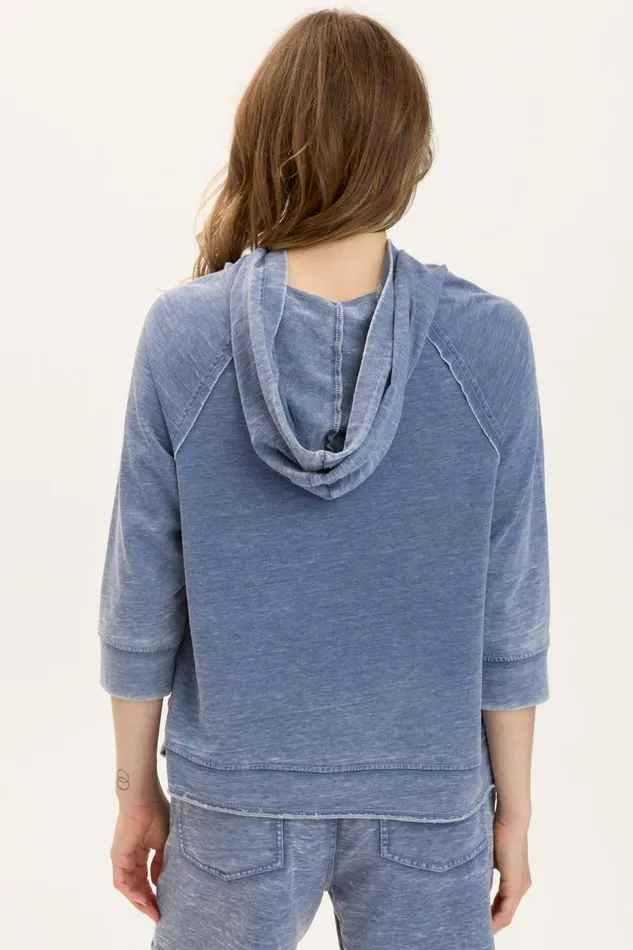 Clothing Sweatshirts XCVI Shula Hoodie Adrift Burnout