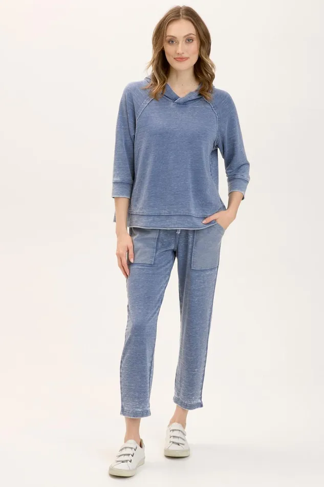 Clothing Sweatshirts XCVI Shula Hoodie Adrift Burnout