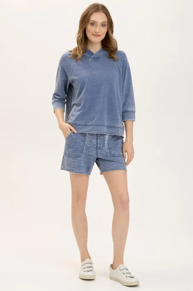 Clothing Sweatshirts XCVI Shula Hoodie Adrift Burnout