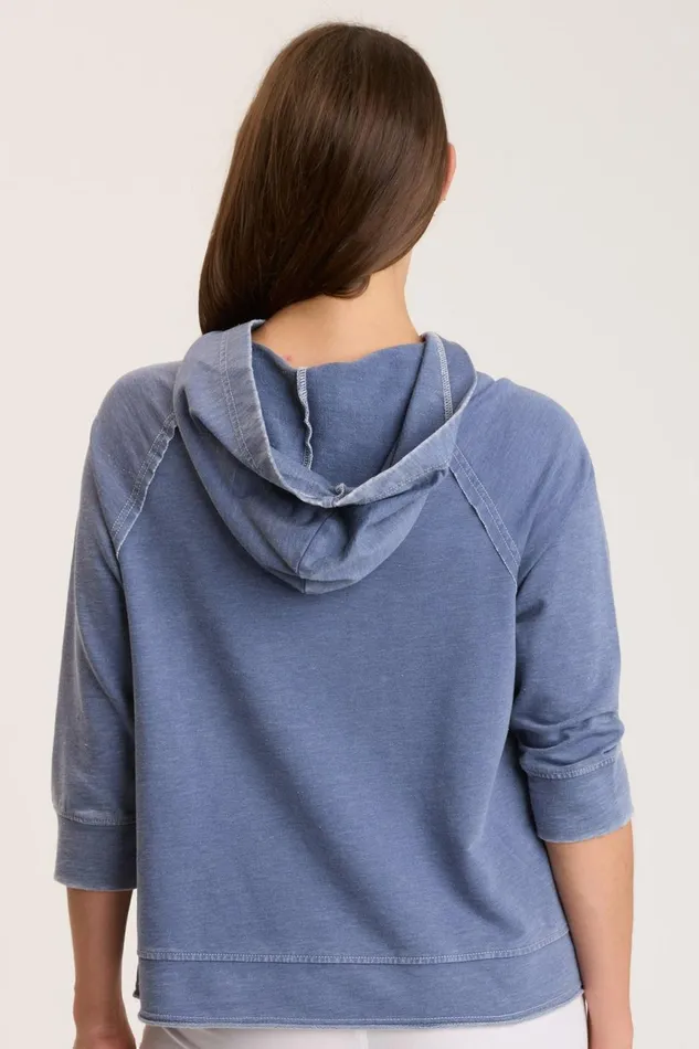 Clothing Sweatshirts XCVI Shula Hoodie Skyscape Burnout