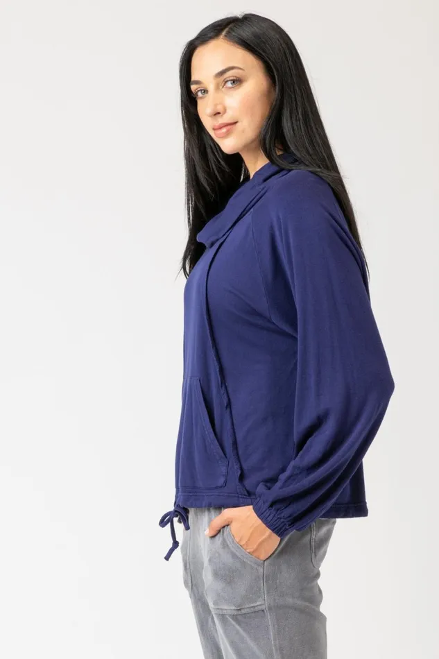 Clothing Sweatshirts XCVI York Sweatshirt Hague Blue Pigment