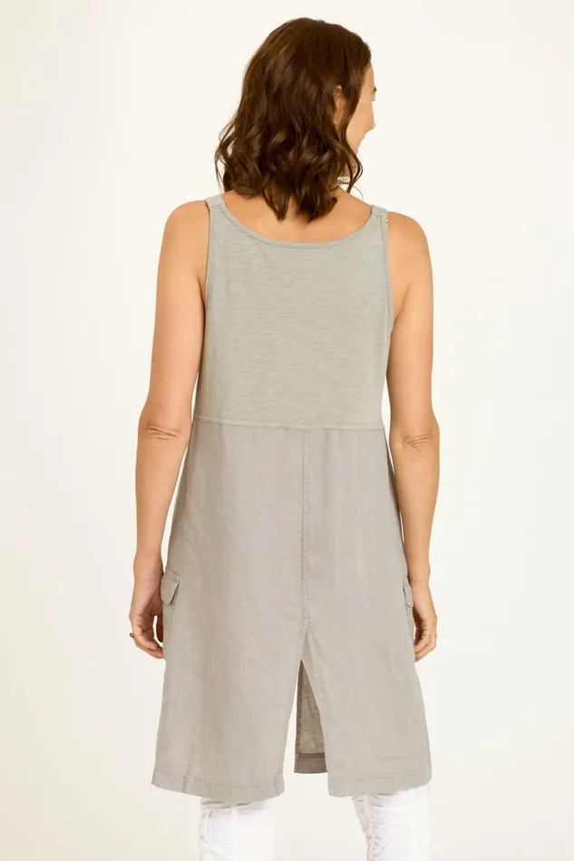 Clothing Tanks XCVI Finton High Low Tank Lead Cast