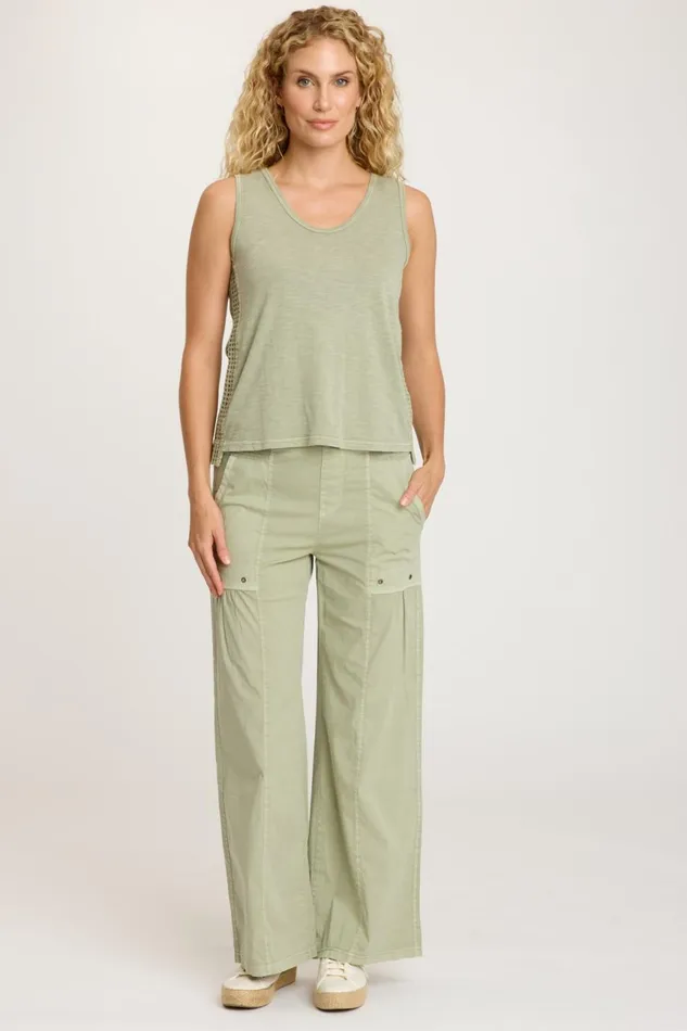 Clothing Tanks XCVI Gidget Tank Limescent Pigment