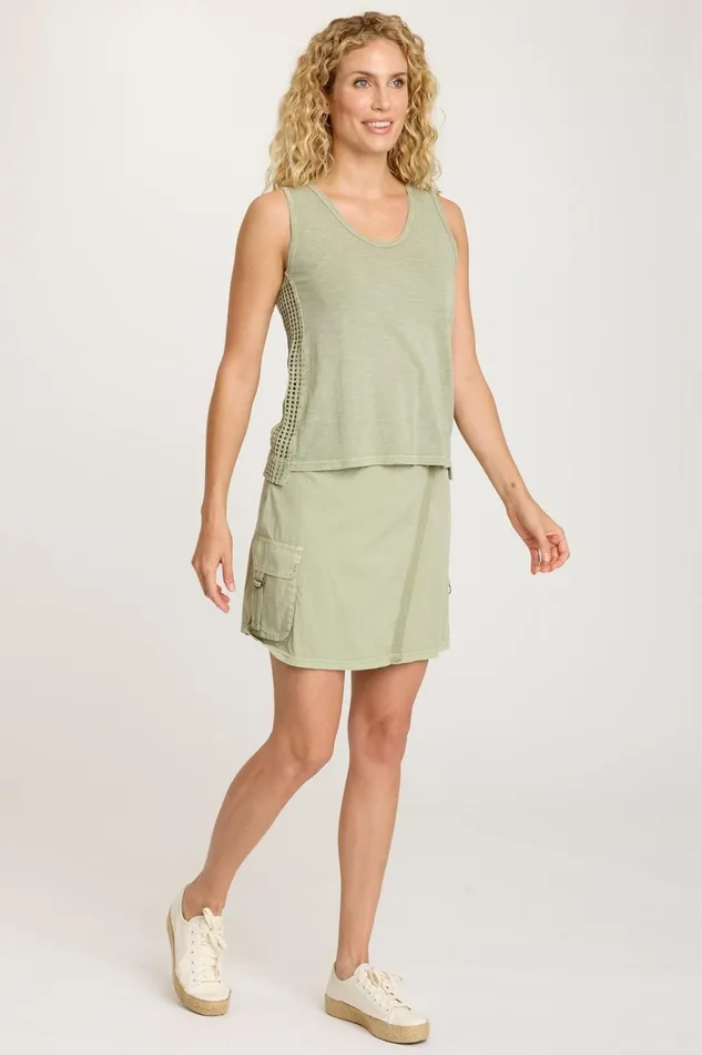 Clothing Tanks XCVI Gidget Tank Limescent Pigment