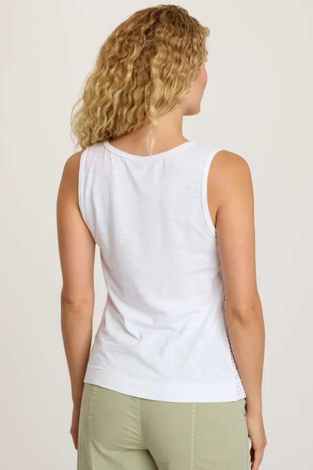 Clothing Tanks XCVI Gidget Tank White