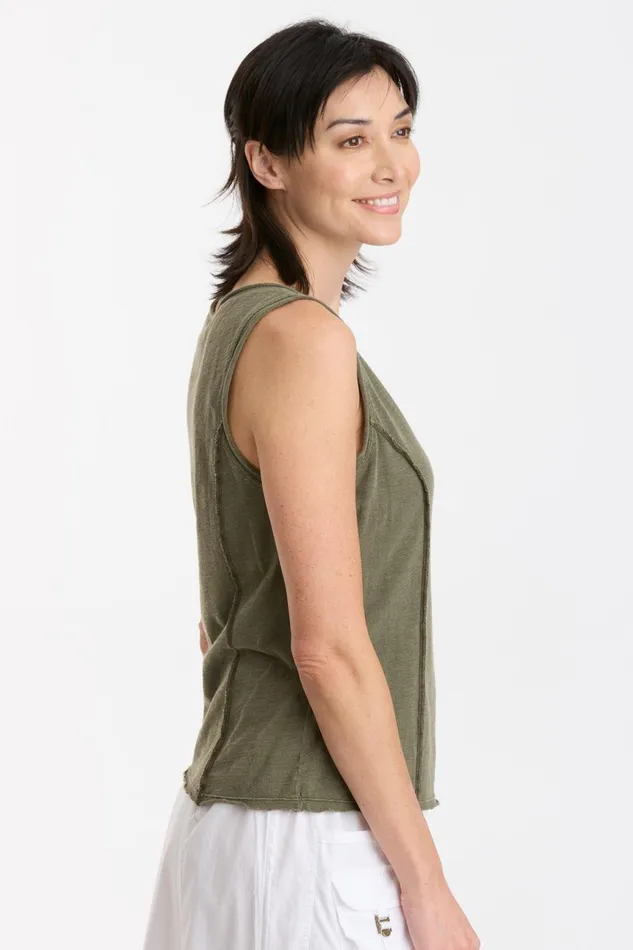 Clothing Tanks XCVI Laramie Tank Kombu Pigment