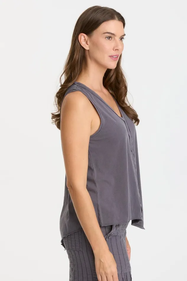 Clothing Tanks XCVI Lazzaro Tank 20 Nebulous Pigment