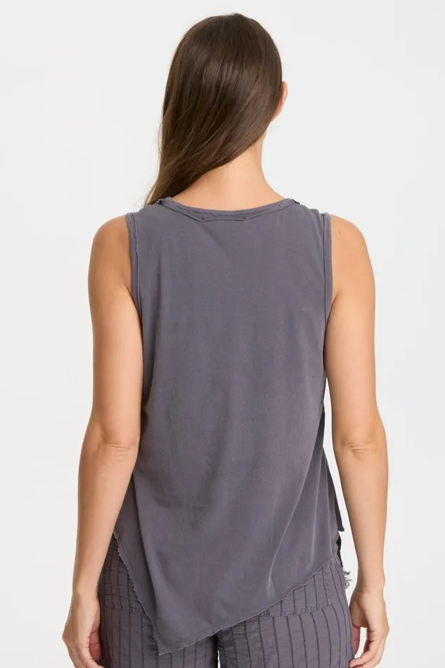 Clothing Tanks XCVI Lazzaro Tank 20 Nebulous Pigment
