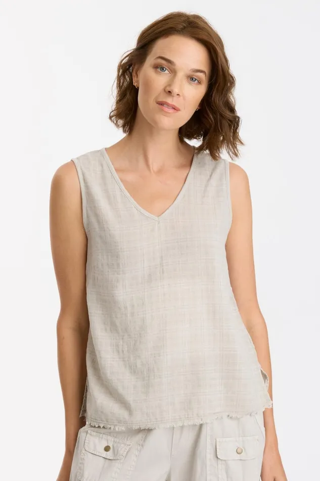 Clothing Tanks XCVI Regis Tank Center Stage Pigment
