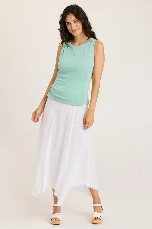 Clothing Tanks XCVI Rexel Tank Aquifer Pigment