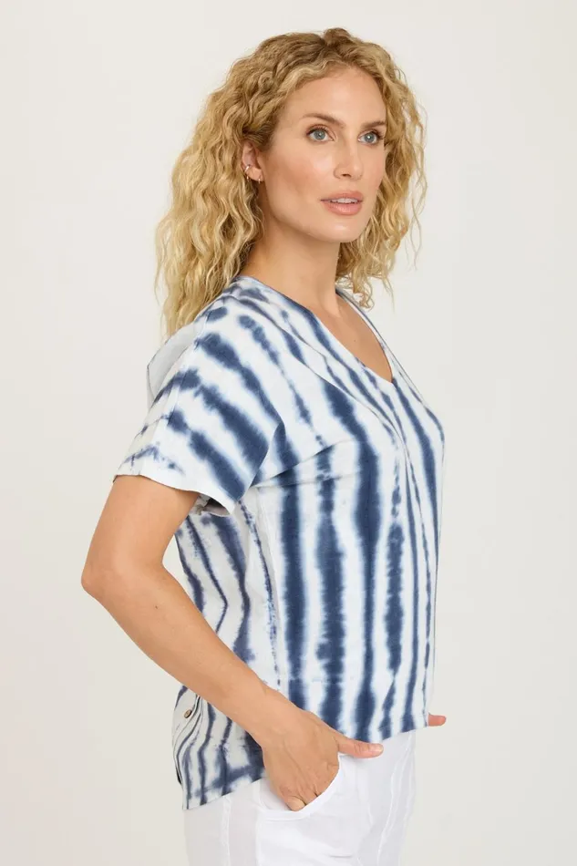 Clothing Tees XCVI Penley Top Pelagic Wash
