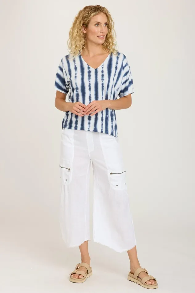 Clothing Tees XCVI Penley Top Pelagic Wash