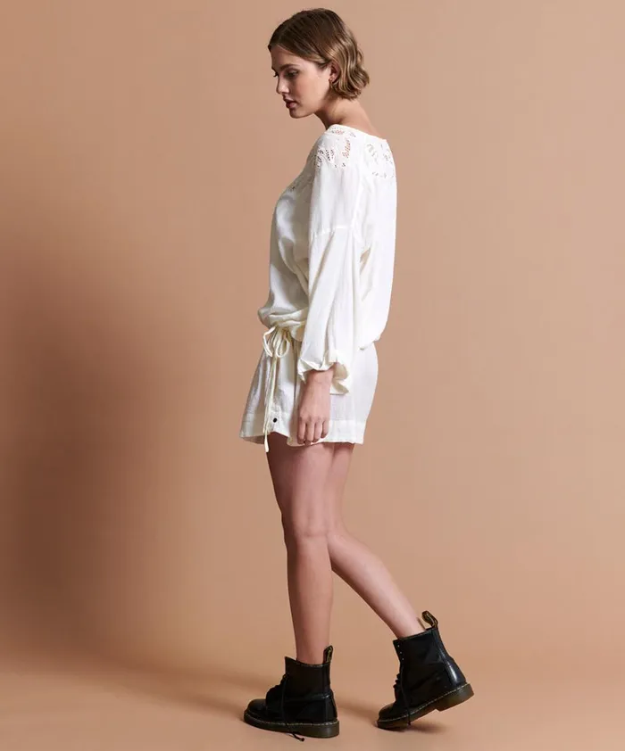 CLOVER HAND CUT DRESS Women One Teaspoon Mini Dresses