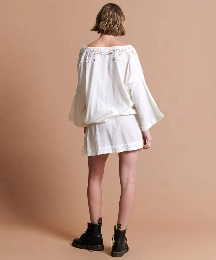 CLOVER HAND CUT DRESS Women One Teaspoon Mini Dresses