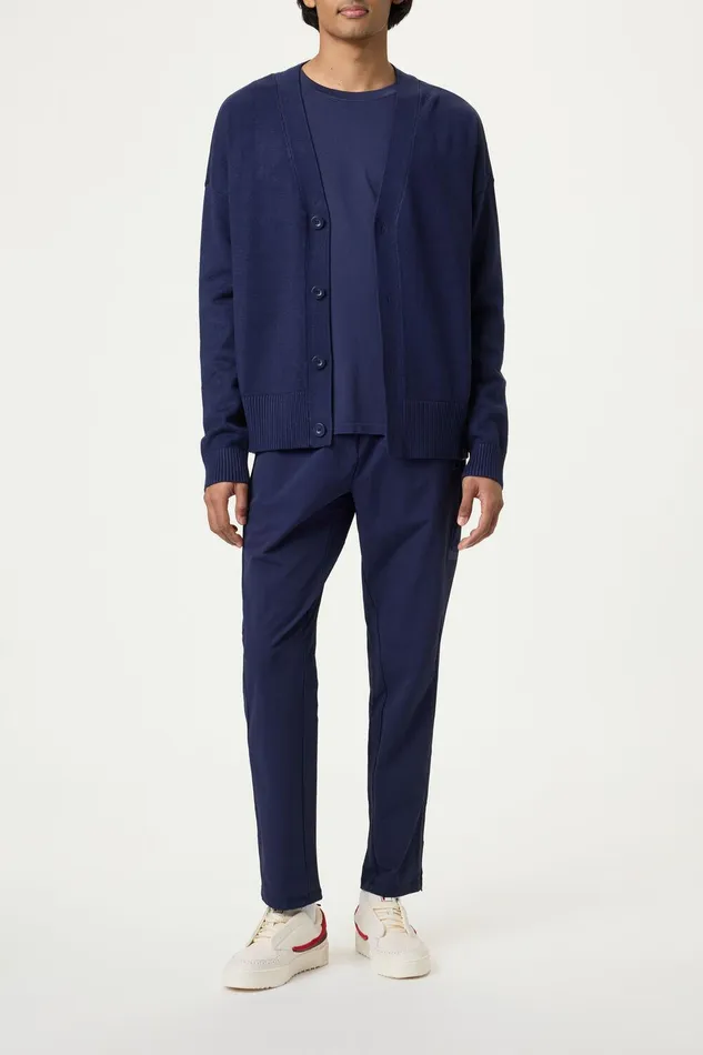 Coats and Jackets Men Fila Baseline Cardigan 400 Fila Navy