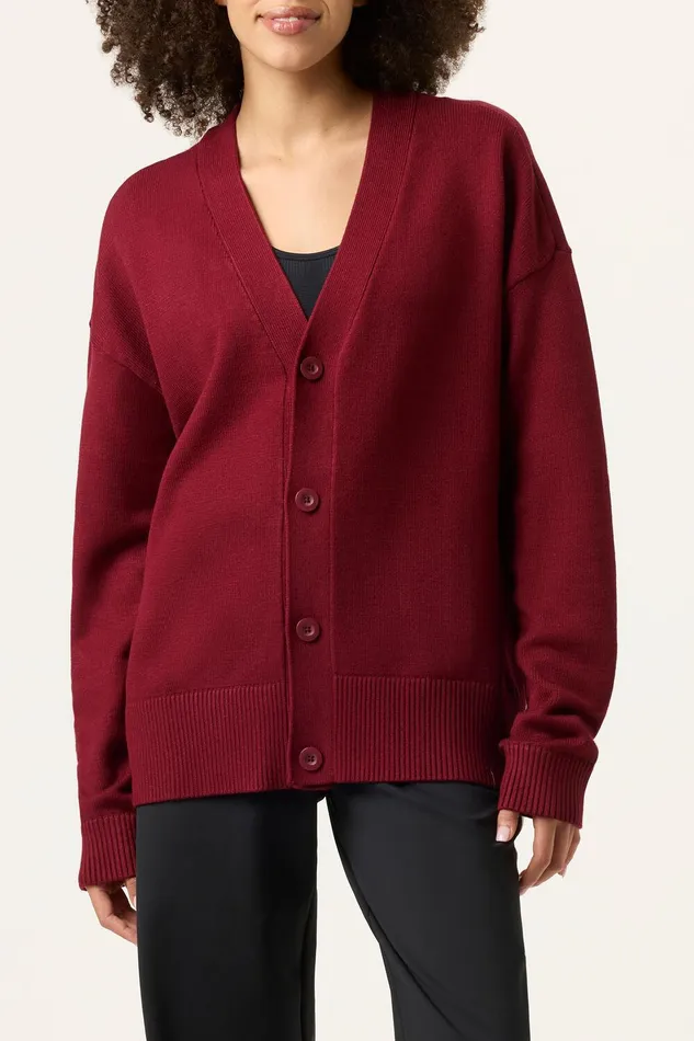 Coats and Jackets Men Fila Baseline Cardigan 600 Syrah Coats and Jackets Men Fila Baseline Cardigan 600 Syrah
