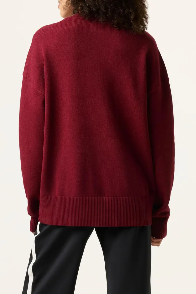 Coats and Jackets Men Fila Baseline Cardigan 600 Syrah Coats and Jackets Men Fila Baseline Cardigan 600 Syrah