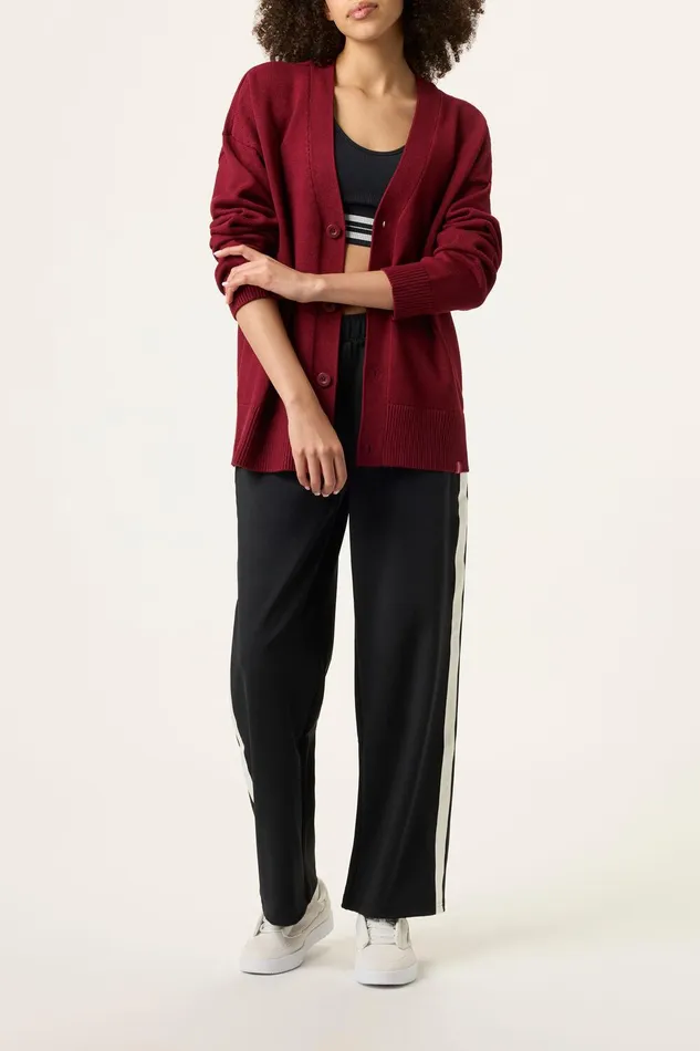 Coats and Jackets Men Fila Baseline Cardigan 600 Syrah Coats and Jackets Men Fila Baseline Cardigan 600 Syrah