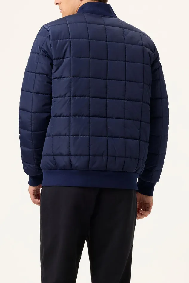 Coats and Jackets Men Fila Fundamental Lightweight Quilted Jacket 400 Fila Navy