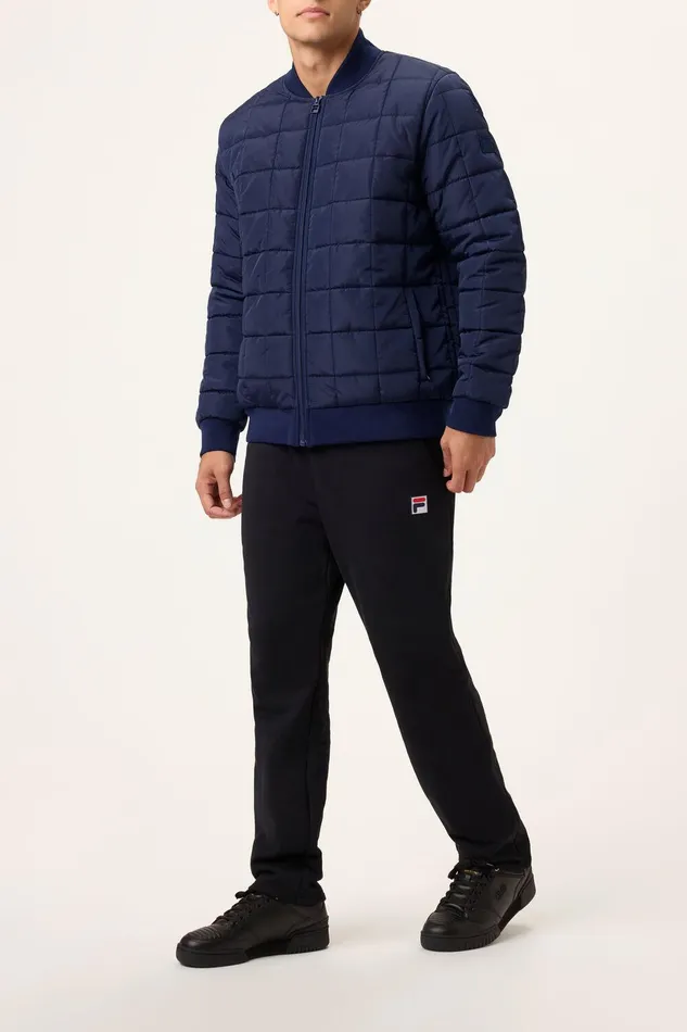 Coats and Jackets Men Fila Fundamental Lightweight Quilted Jacket 400 Fila Navy