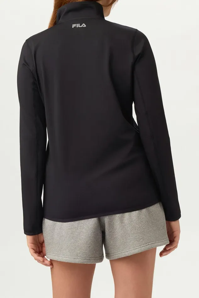Coats and Jackets Women Fila Fila Flattering Fit Jacket 001 Black Coats and Jackets Women Fila Fila Flattering Fit Jacket 001 Black