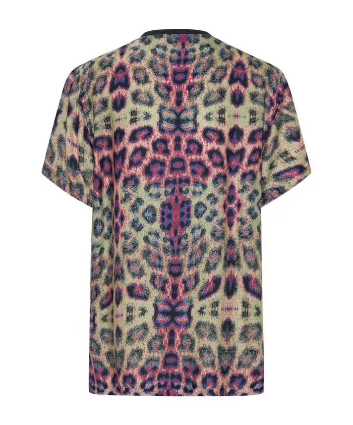 COLLISION SATIN TEE Women One Teaspoon Tees and Tanks COLLISION SATIN TEE Women One Teaspoon Tees and Tanks