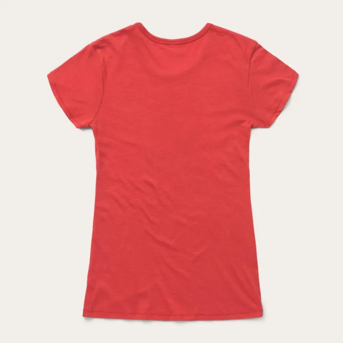 Cowgirl Graphic Tee Red Women Stetson Tees