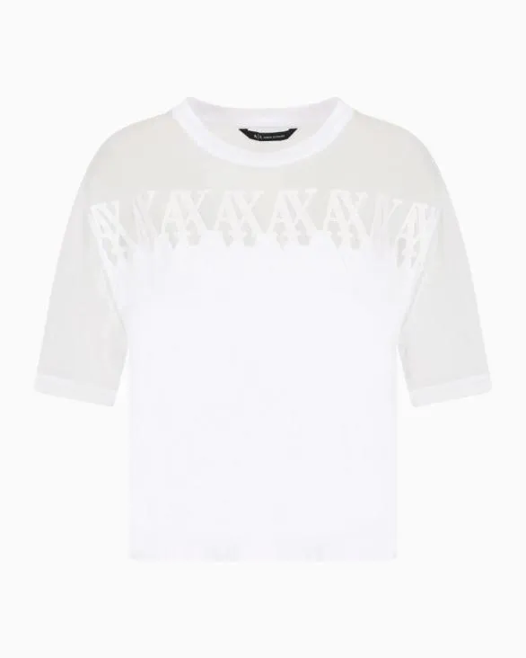 Cropped TShirts White Women Armani TShirts