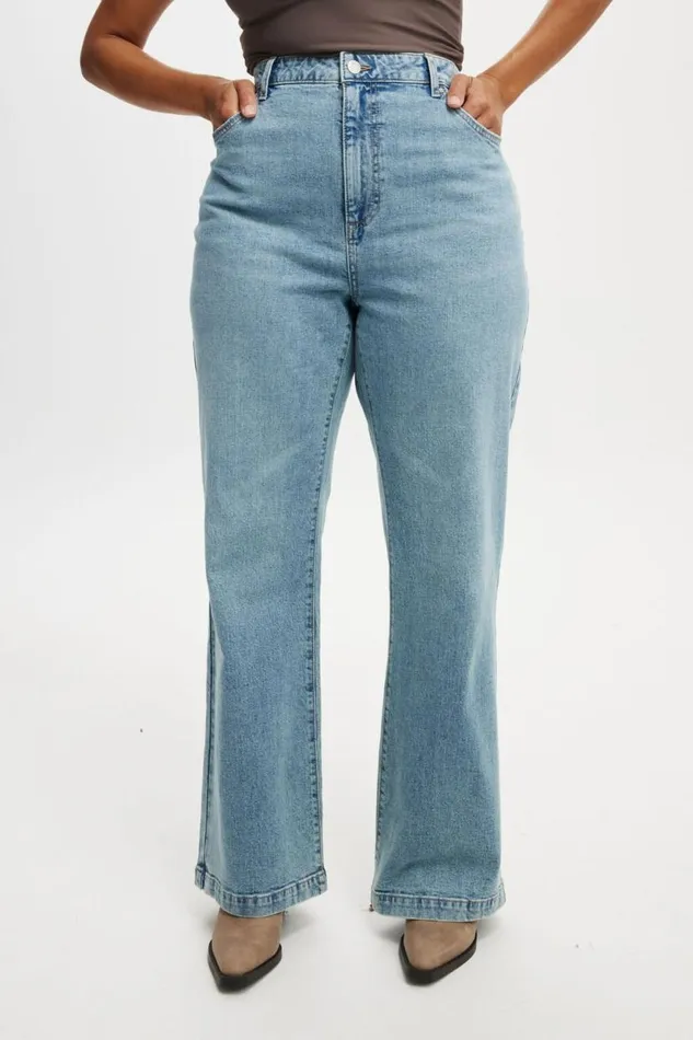 Curvy Stretch Bootcut Jean Bells Blue Women Cotton On Pants Curvy Stretch Bootcut Jean Bells Blue Women Cotton On Pants