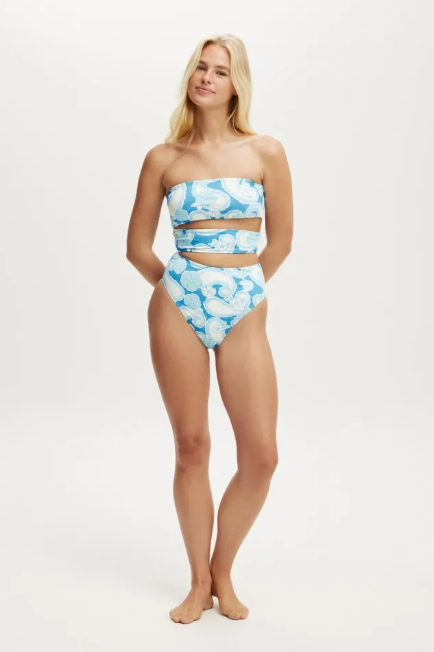 Cut Out One Piece Cheeky Kendelle Paisley Blue Women Cotton On One Piece Swimsuits Cut Out One Piece Cheeky Kendelle Paisley Blue Women Cotton On One Piece Swimsuits