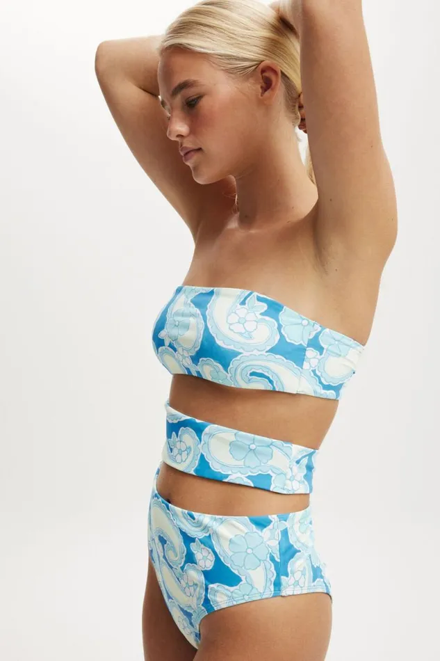 Cut Out One Piece Cheeky Kendelle Paisley Blue Women Cotton On One Piece Swimsuits Cut Out One Piece Cheeky Kendelle Paisley Blue Women Cotton On One Piece Swimsuits