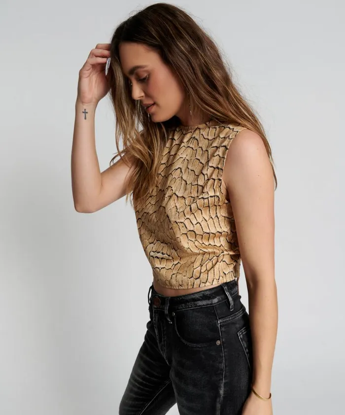 DELUSION NEW WORLD TOP Women One Teaspoon Tops DELUSION NEW WORLD TOP Women One Teaspoon Tops